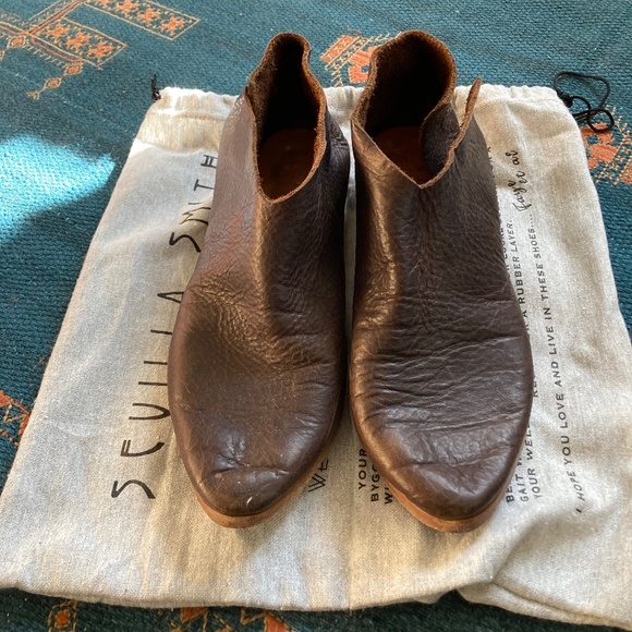 Sevilla Smith Shoes - Sevilla smith brown booties, 38